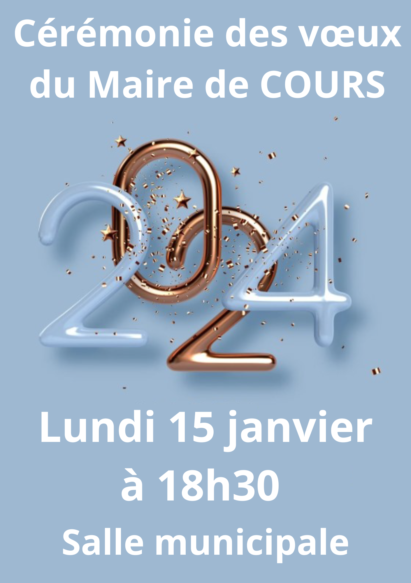 Cérémonie des Voeux du Maire